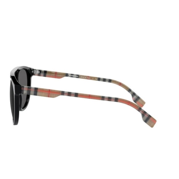 COPY - Burberry Polarized black Square unisex Sunglasses BE4302 300283 56 - Picture 8 of 8